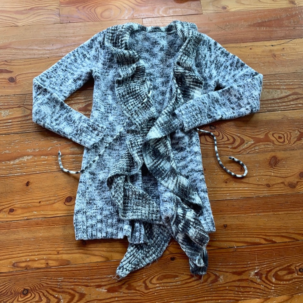Alpaca Wool Tie-Up Sweater